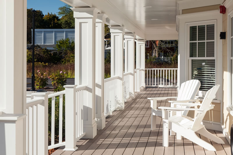 exterior-millwork-pvc-wood-cape-cod-boston Exterior trim and column wraps Seaman's Bank Wellfleet