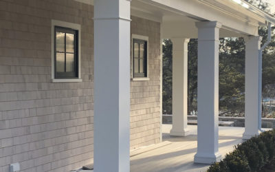 Pergola and Column Wraps – Chatham, Cape Cod