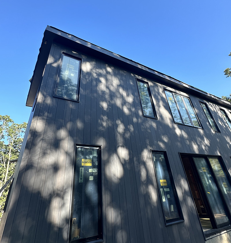 A home sided with ACRE™, a sustainable wood alternative