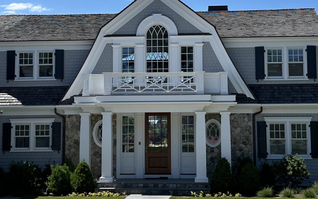 a stunning home in Avalon featuring millwork with custom finishing